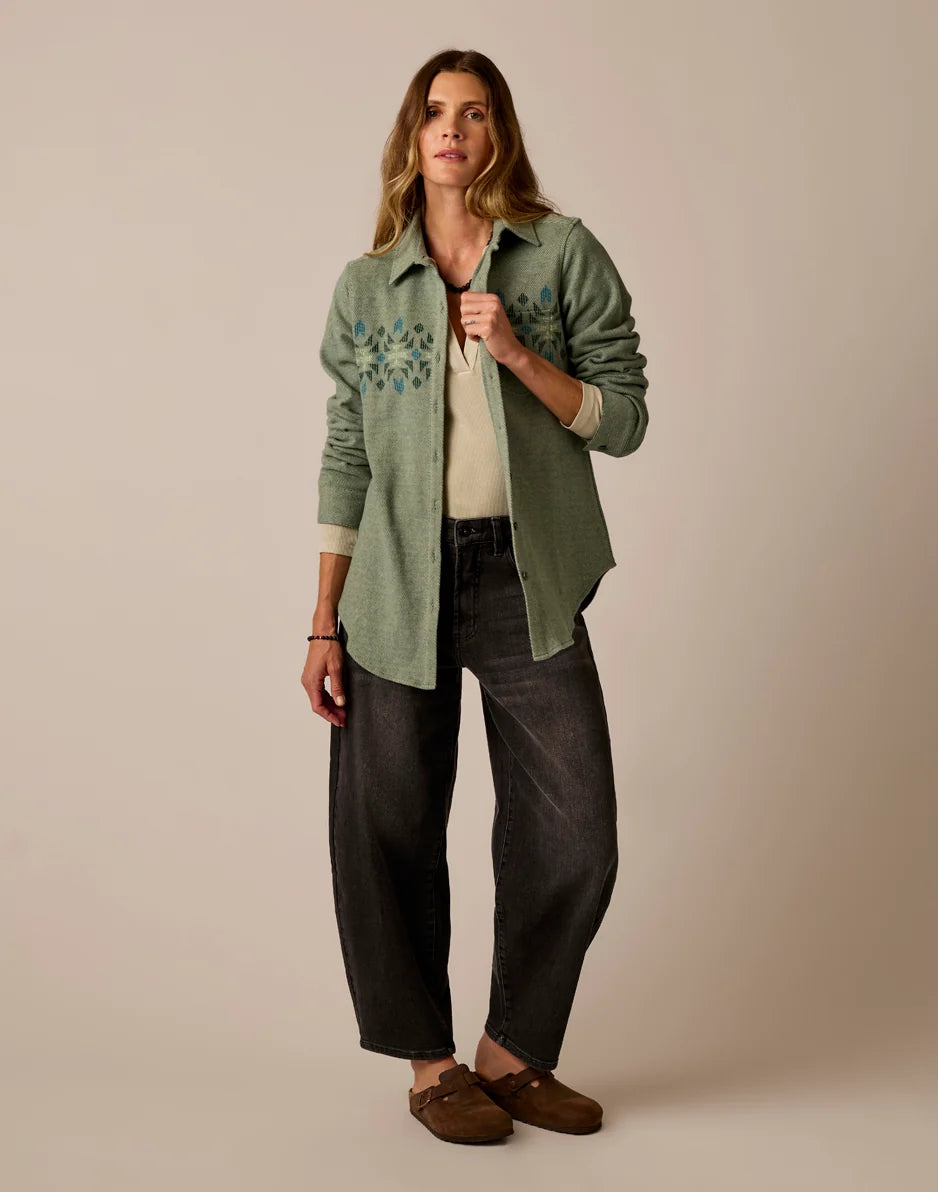 Fairbanks Supersoft Shirt: Laurel Motif