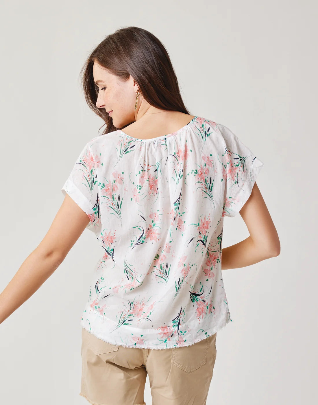 James Top: Cloud Bouquet - FINAL SALE