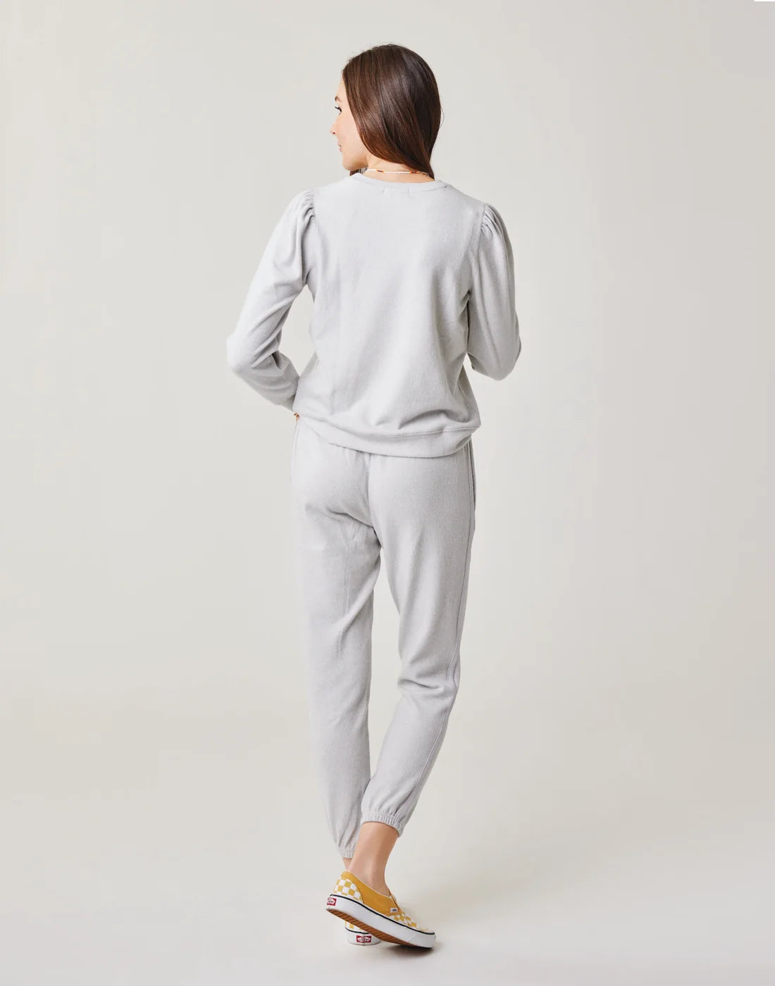 Chelsea Jogger: Light Grey Heather - FINAL SALE