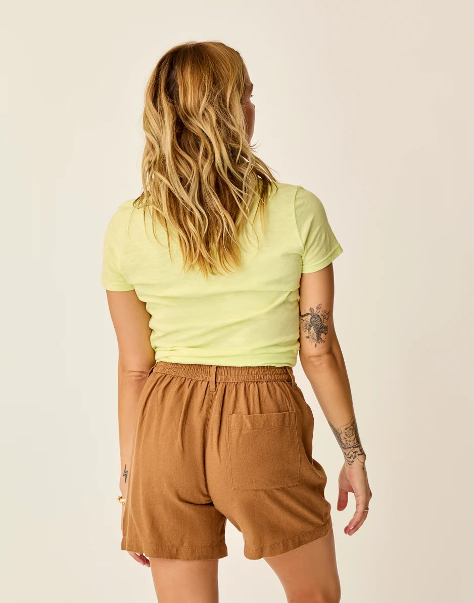 Cassidy Graphic Tee: Limeade Island