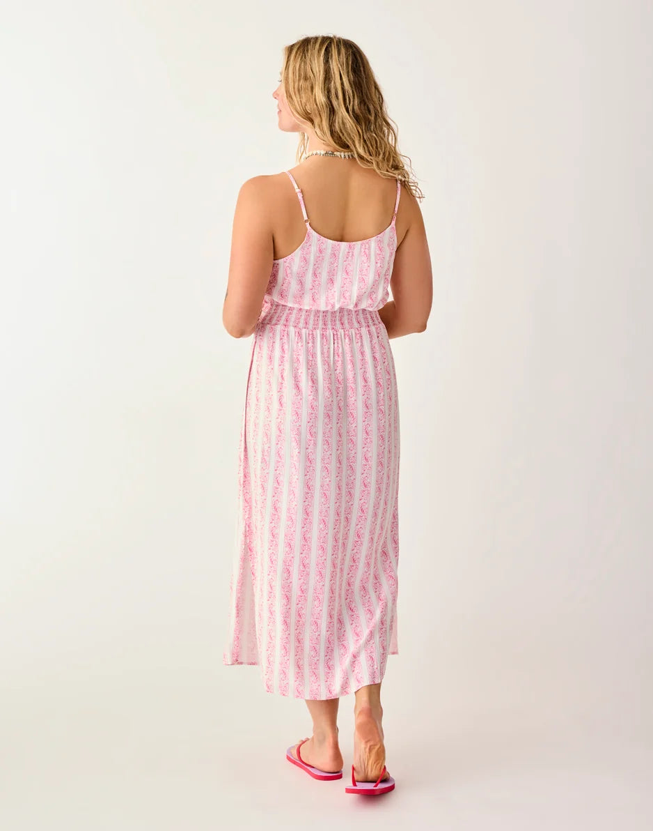 Macy Dress: Pink Paisley - FINAL SALE