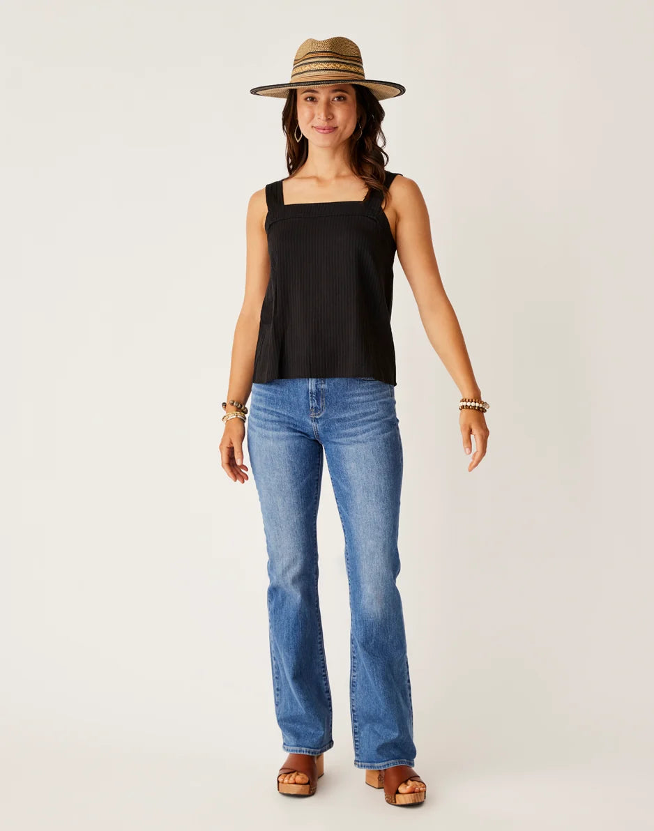 Liv Textured Top: Black - FINAL SALE