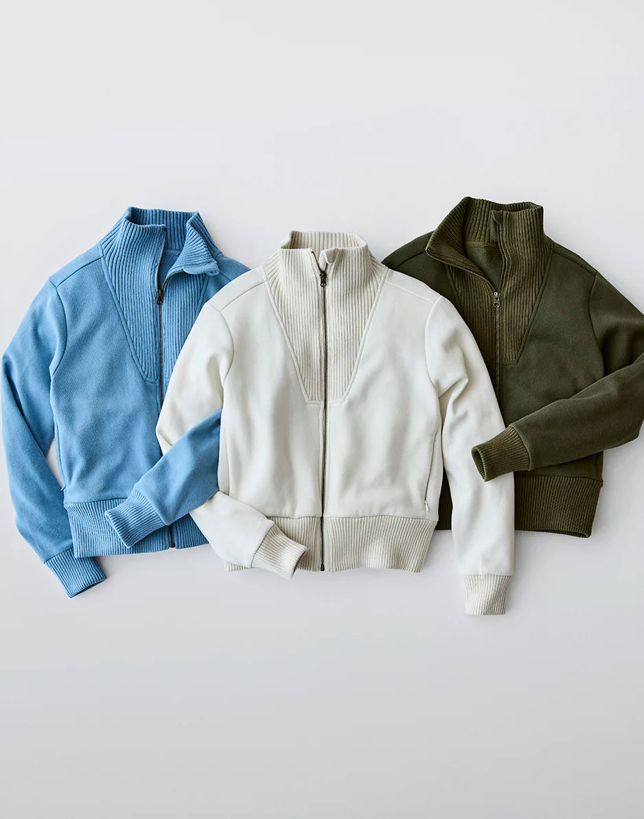 Briar Fleece Jacket: Fir - FINAL SALE