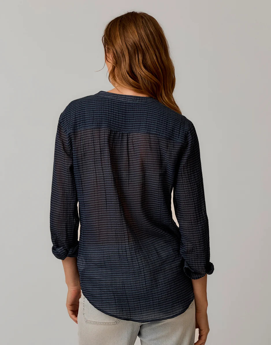 Dylan Gauze Tunic: Orion Stripe