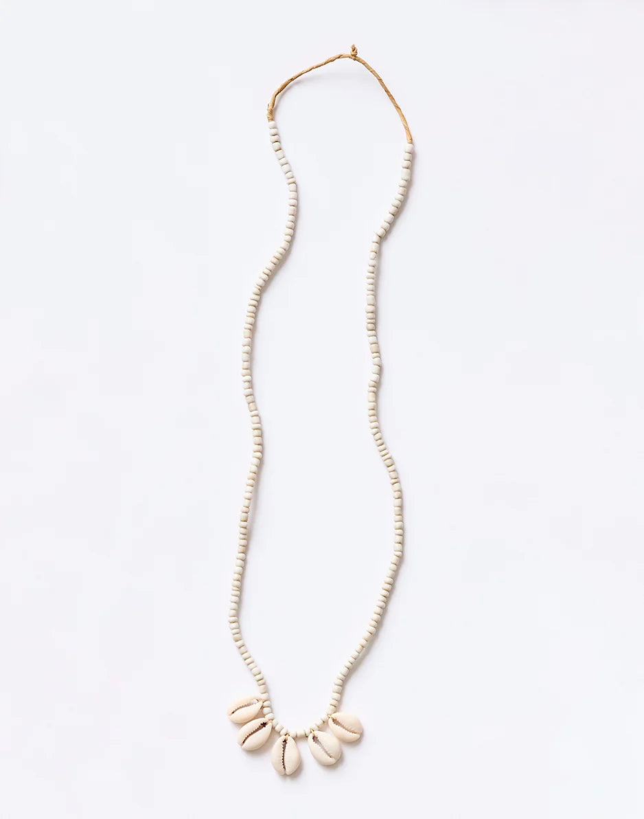 Cowrie Layer Necklace Set: Multi