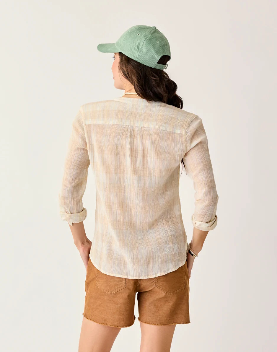 Dylan Gauze Shirt: Multiplaid - FINAL SALE