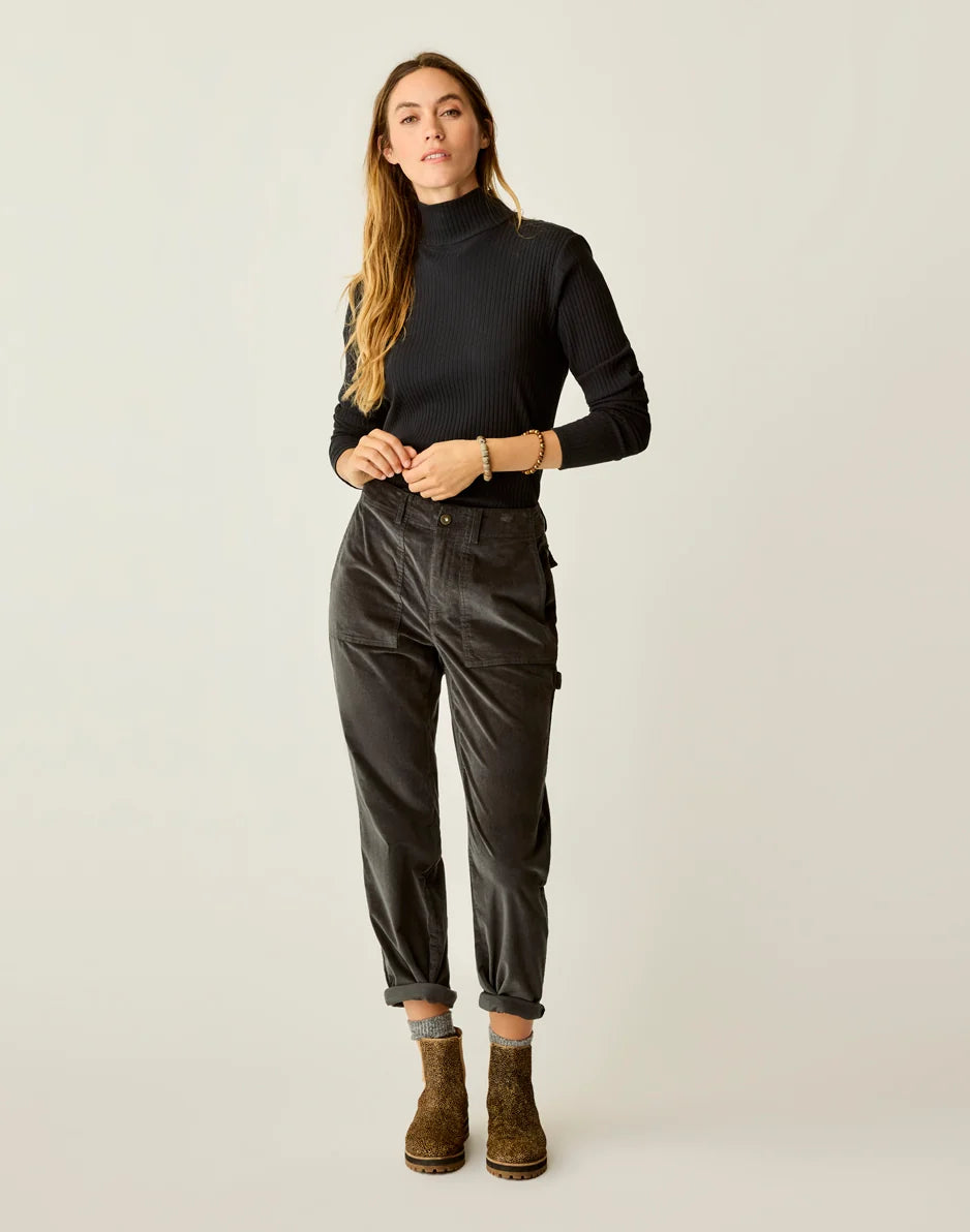 Corey Butter Pant: Washed Black - FINAL SALE