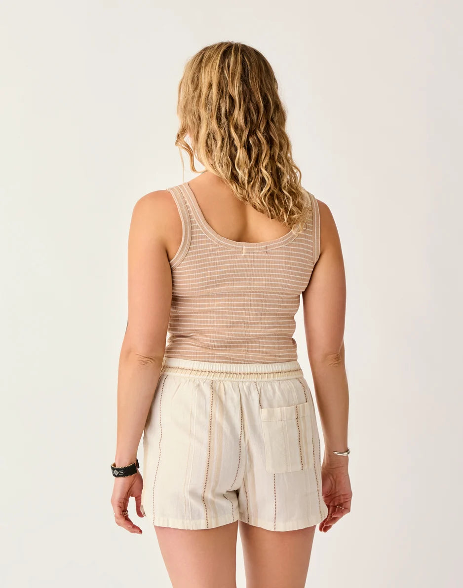 Ever Tank: Biscuit Stripe - FINAL SALE