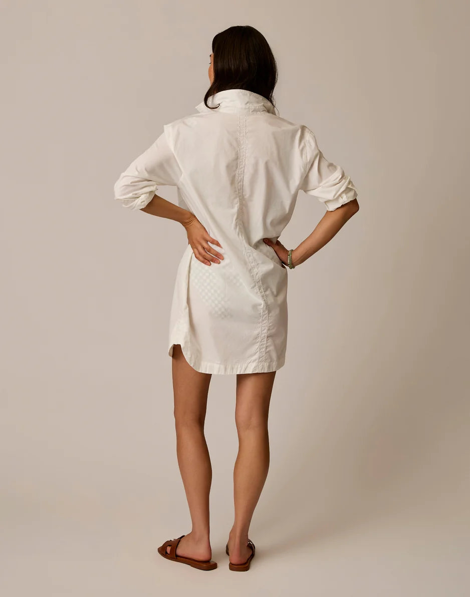 Jules Poplin Dress: Cloud