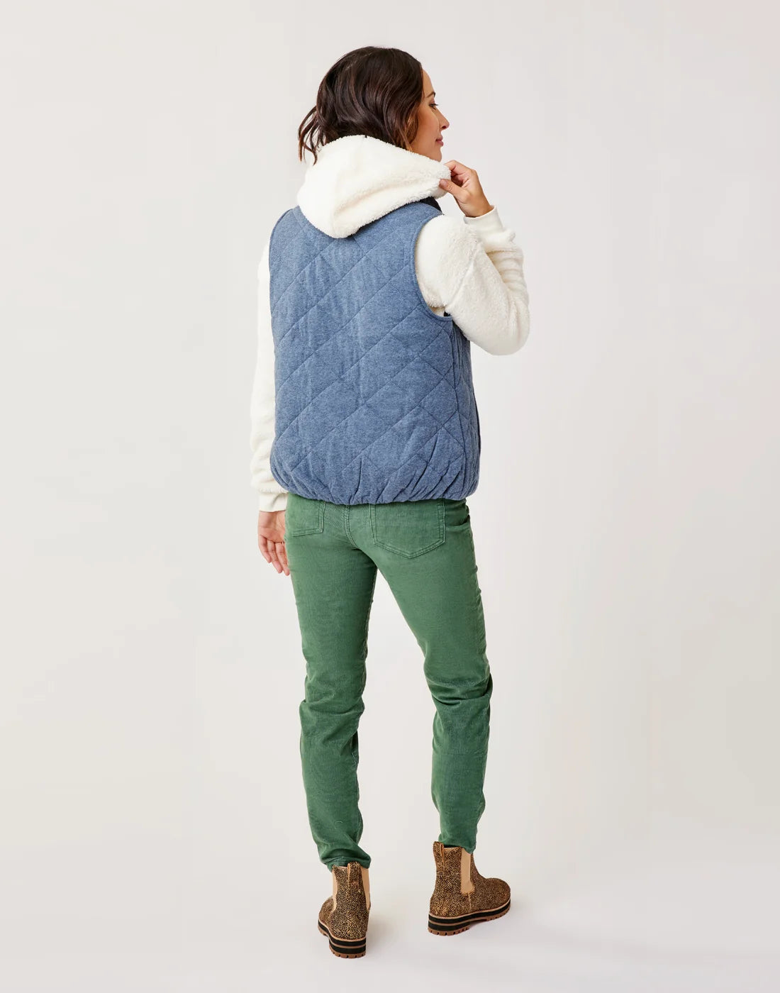 Betty Vest: Slate - FINAL SALE