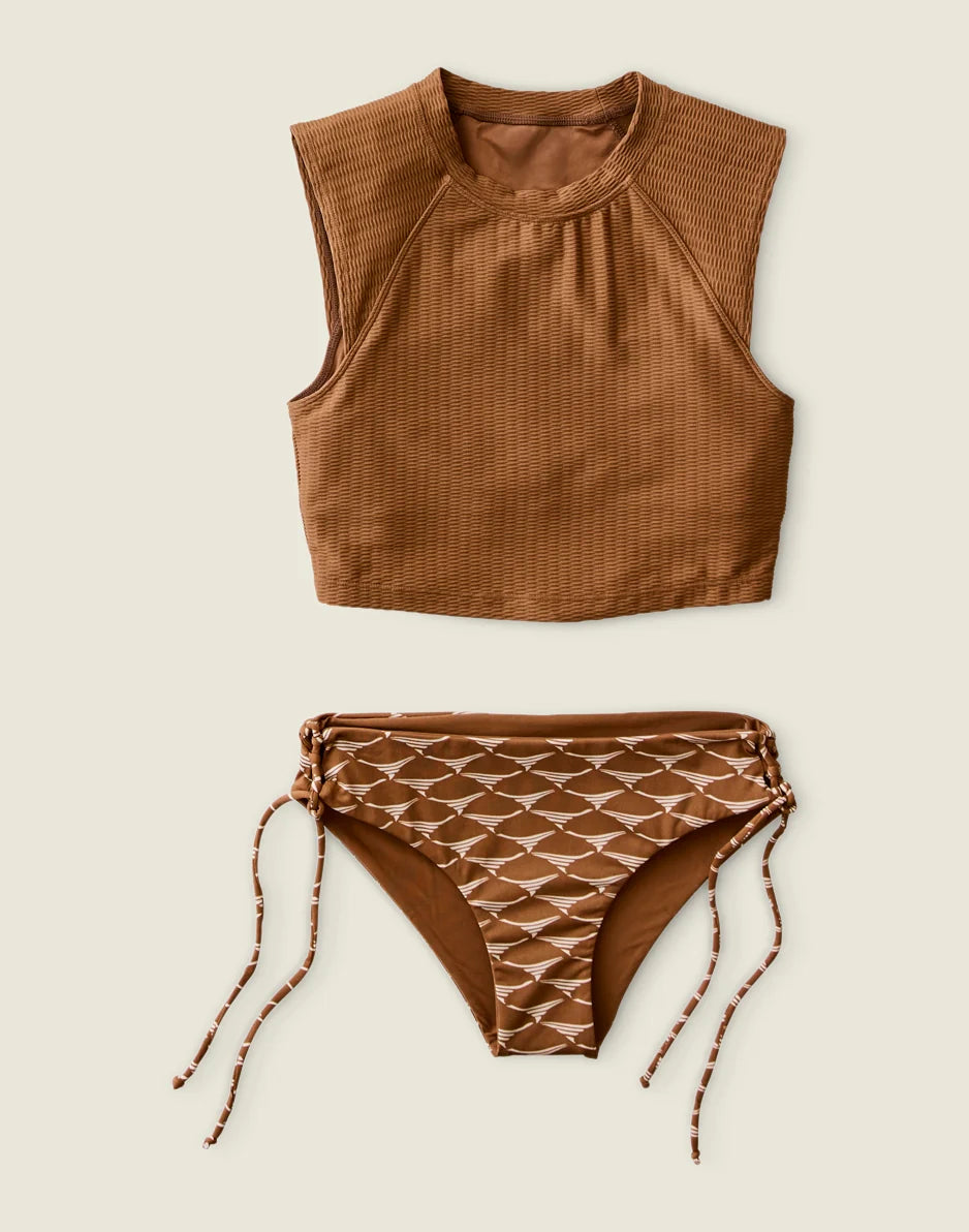 Ibiza Reversible Bottom: Dune/Rum - FINAL SALE