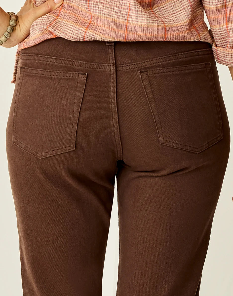 Carson Hi Rise Jean: Espresso