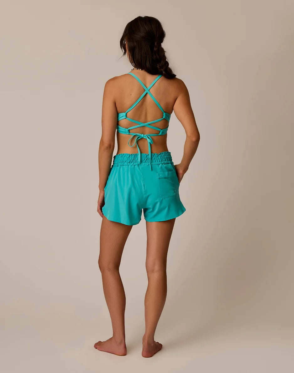 Bali Breeze Short: Aquamarine
