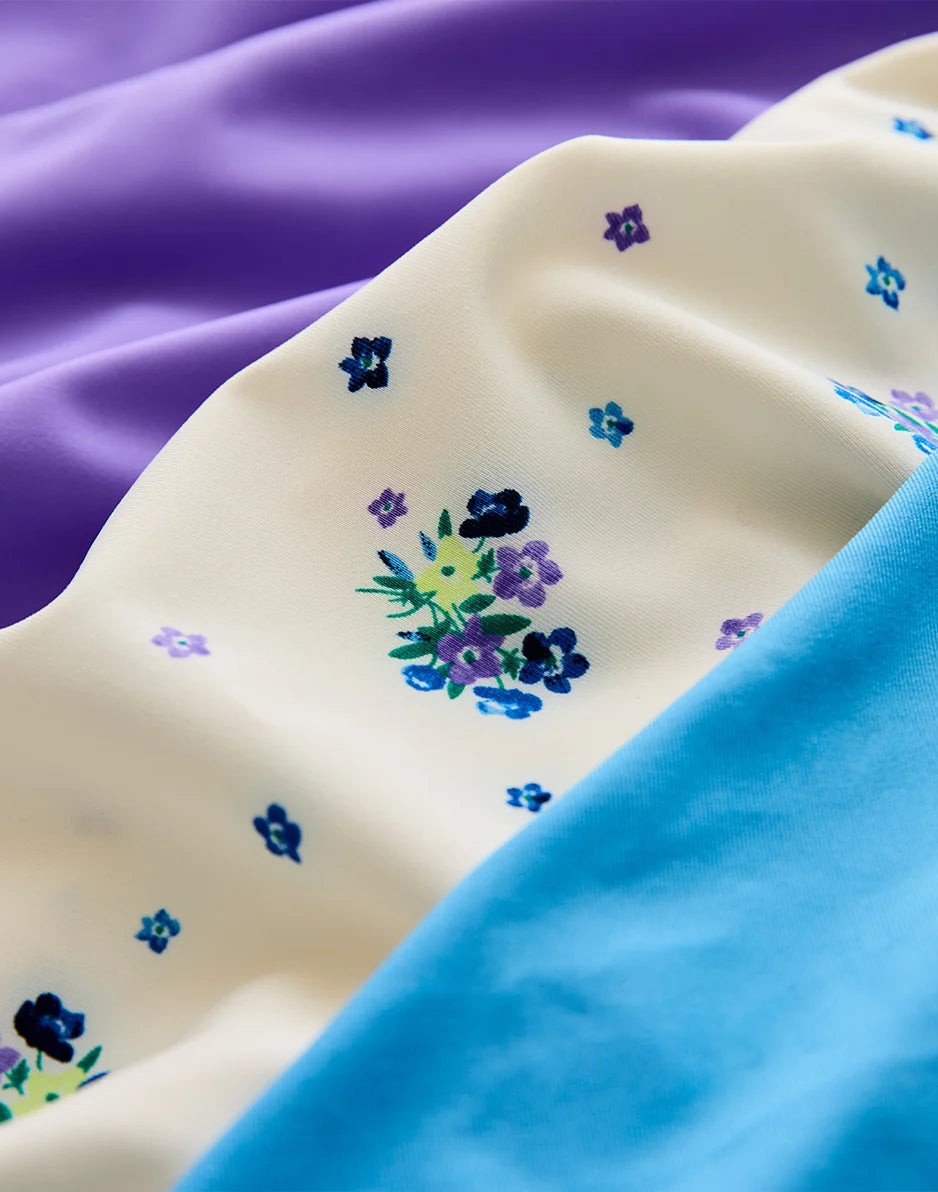 Hoku Swim Skirt: Pearl Floret