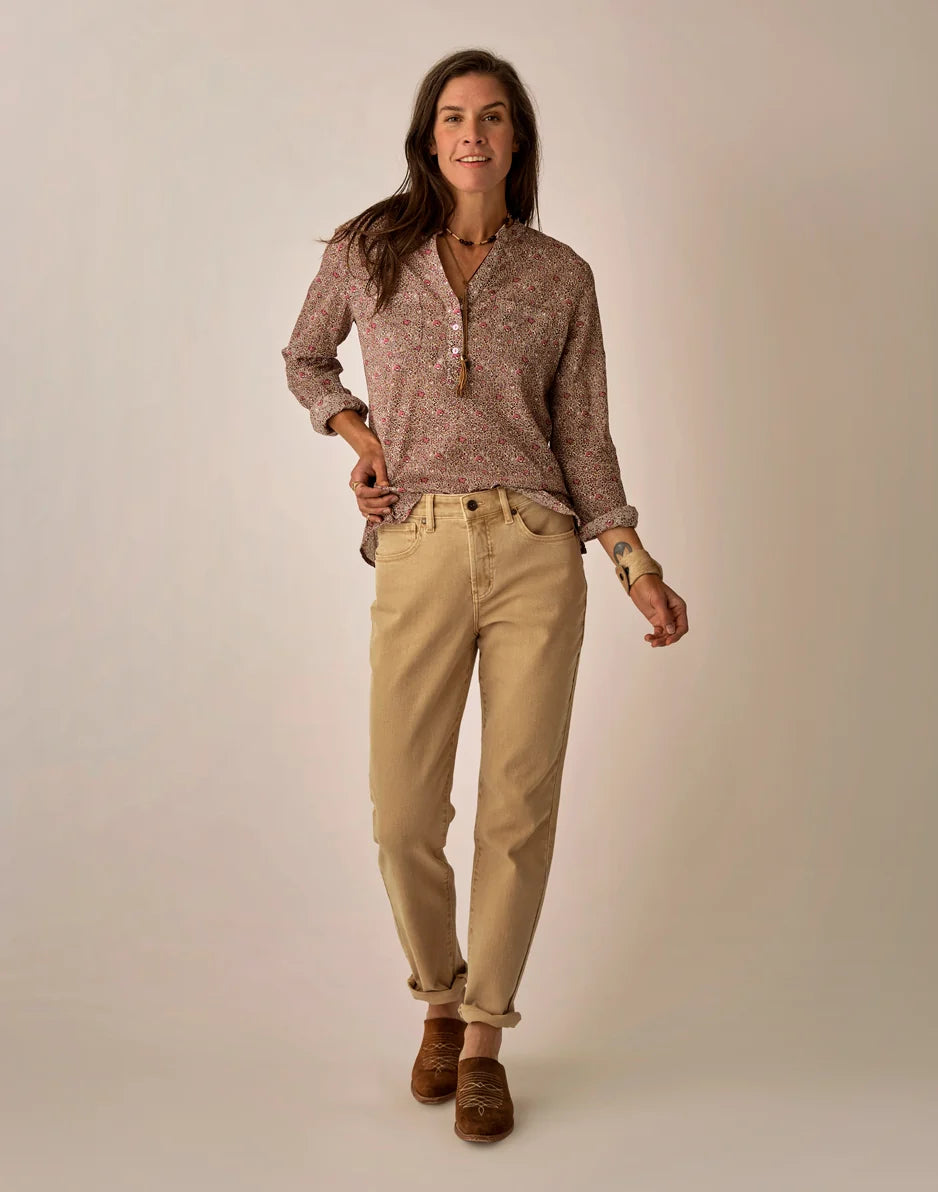 Dylan Gauze Shirt: Golden Garden