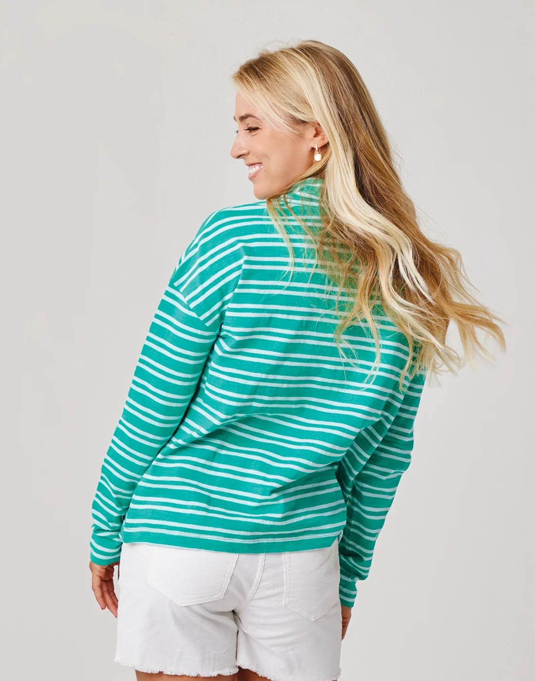 Bodie Funnel Neck: Fern Breton