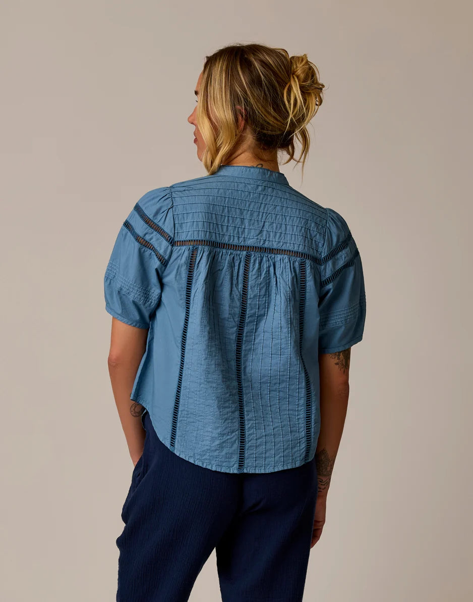 Gabby Voile Top: Captain