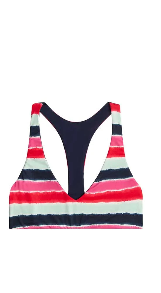 La Jolla Reversible Top: Prism/Navy - FINAL SALE