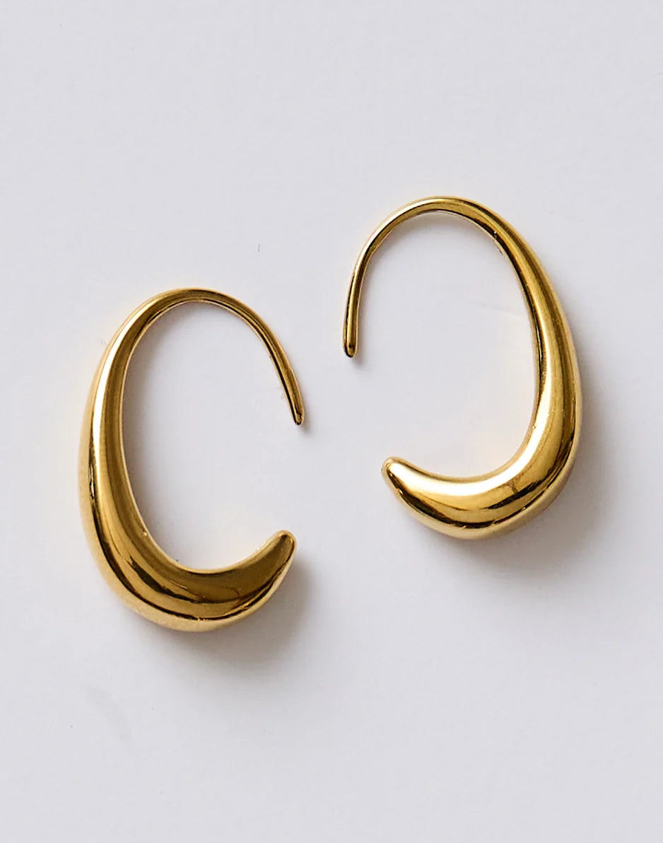 Elevation Hoops: Gold