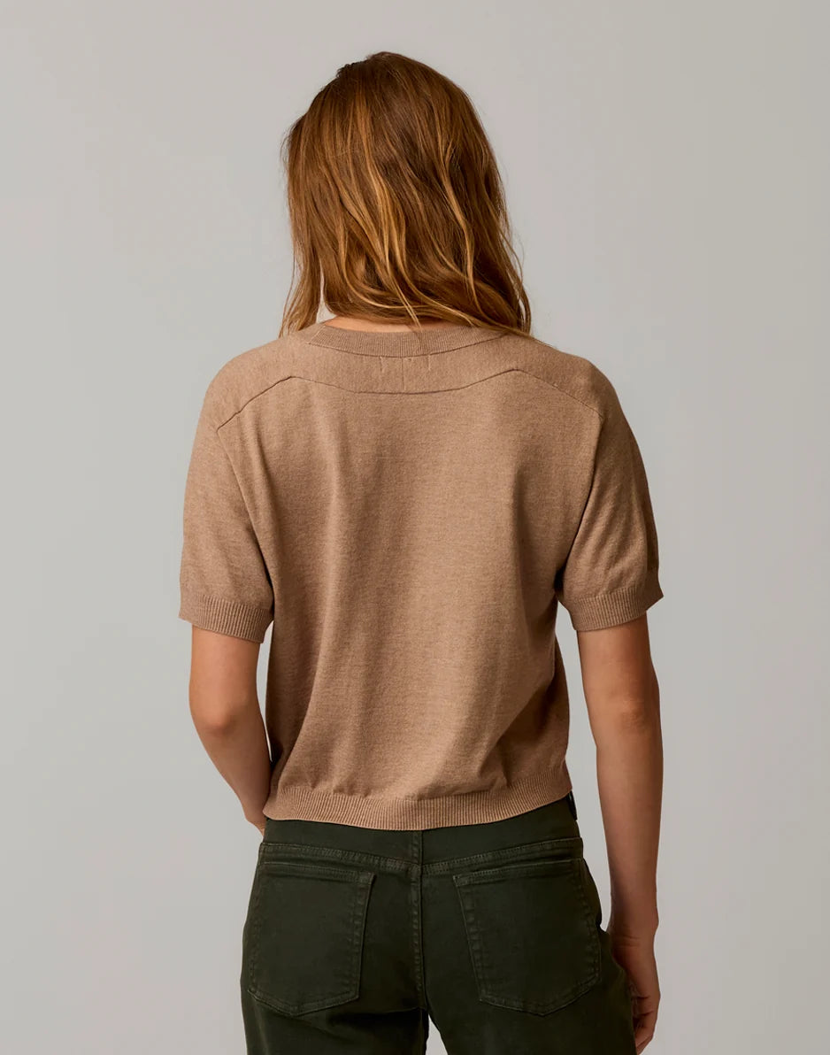 Josie Sweater Tee: Dark Barley