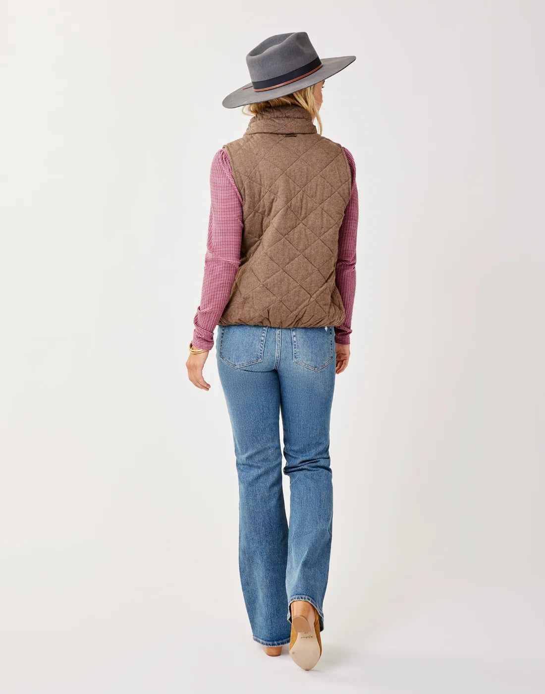 Betty Vest: Dark Brown
