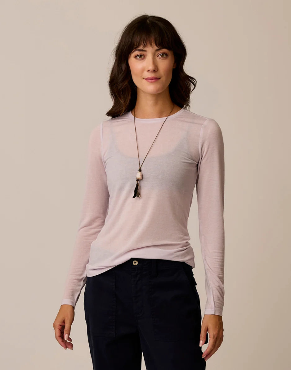 Lea Tissue Crewneck: Dawn