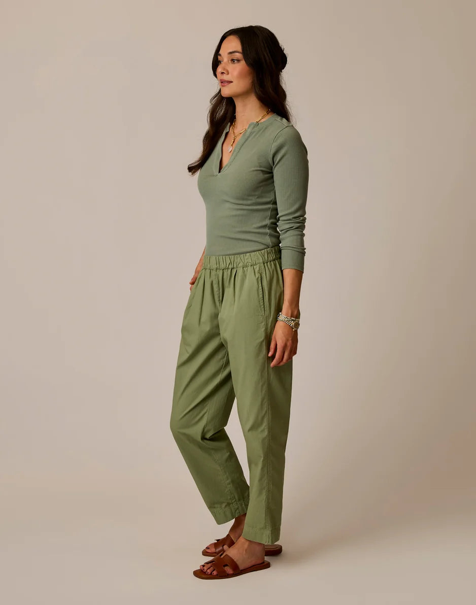Ada Poplin Pant: Fatigue