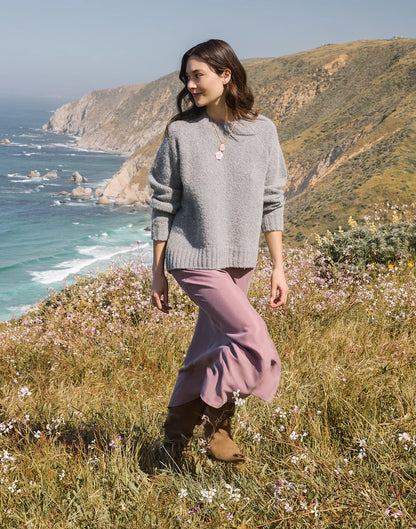 Aria Sweater: Mid Grey