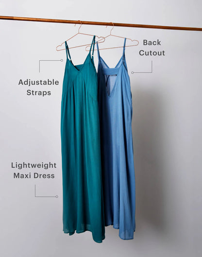Jordy Slip Dress: Captain