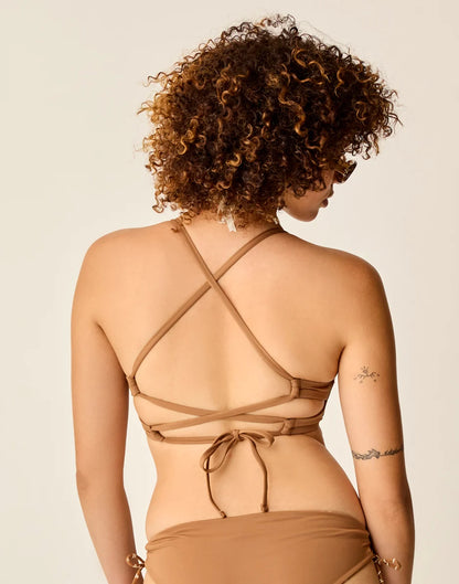 Camari Top: Rum - FINAL SALE