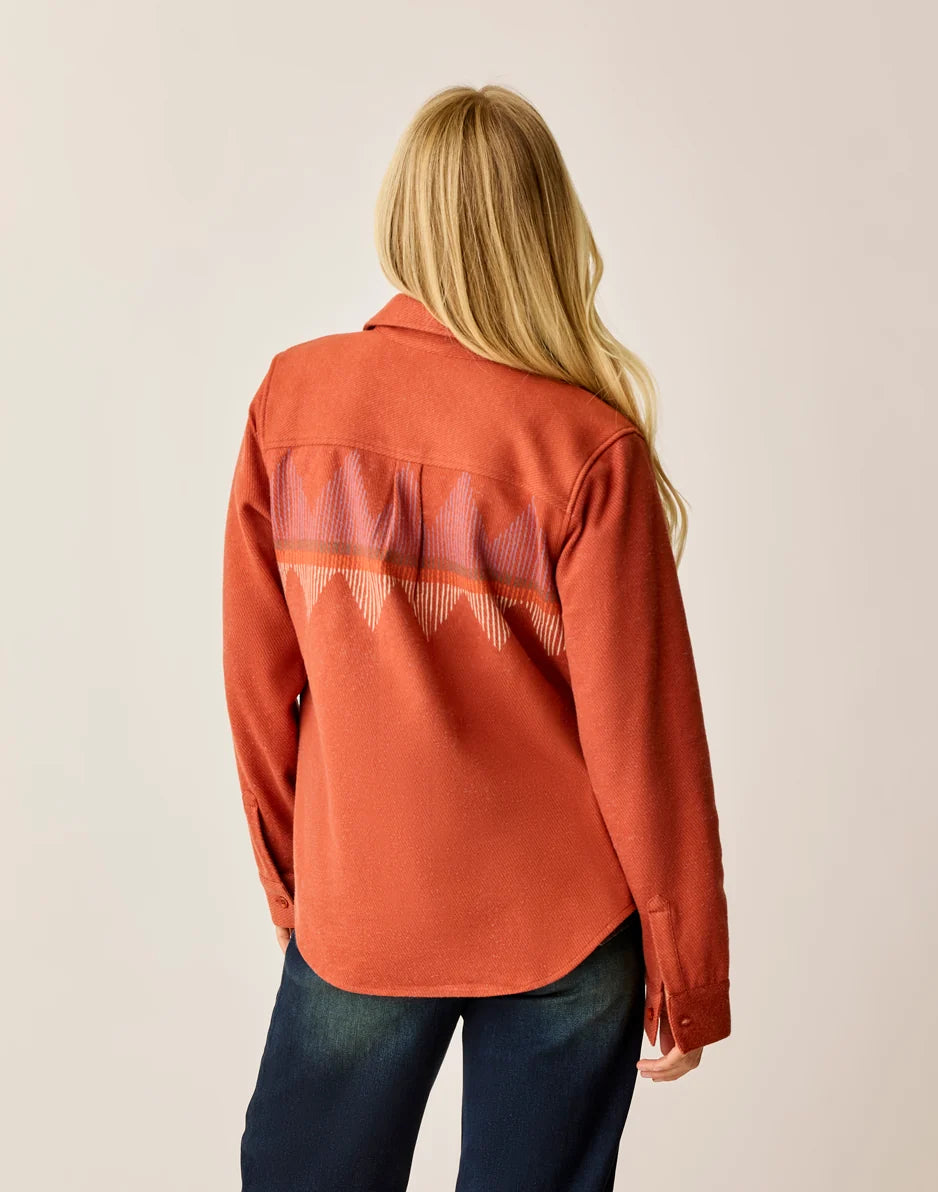 Fairbanks Supersoft Shirt: Copper Zig Zag - FINAL SALE