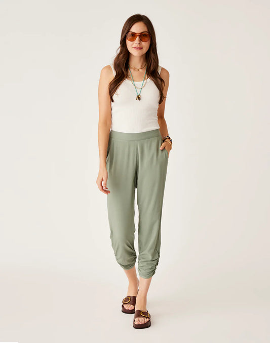 Avery Beach Pant: Light Cilantro - FINAL SALE