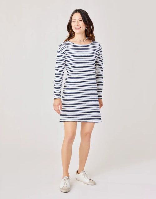 Lexi Dress: Cloud Breton - FINAL SALE