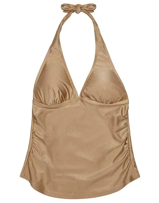 Alexandra Tankini: Gold Shimmer - FINAL SALE