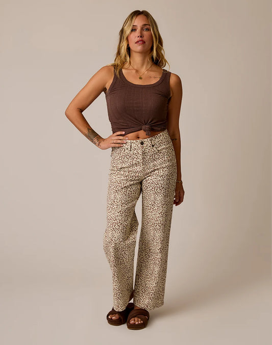 Audrey Wide Leg: Leopard