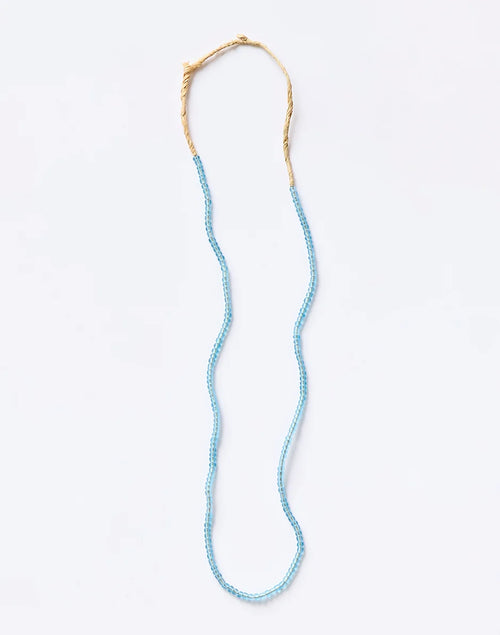 Blue Beaded Necklace: Blue