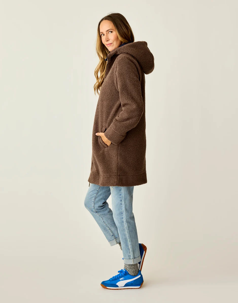 Indy Boucle Jacket: Espresso