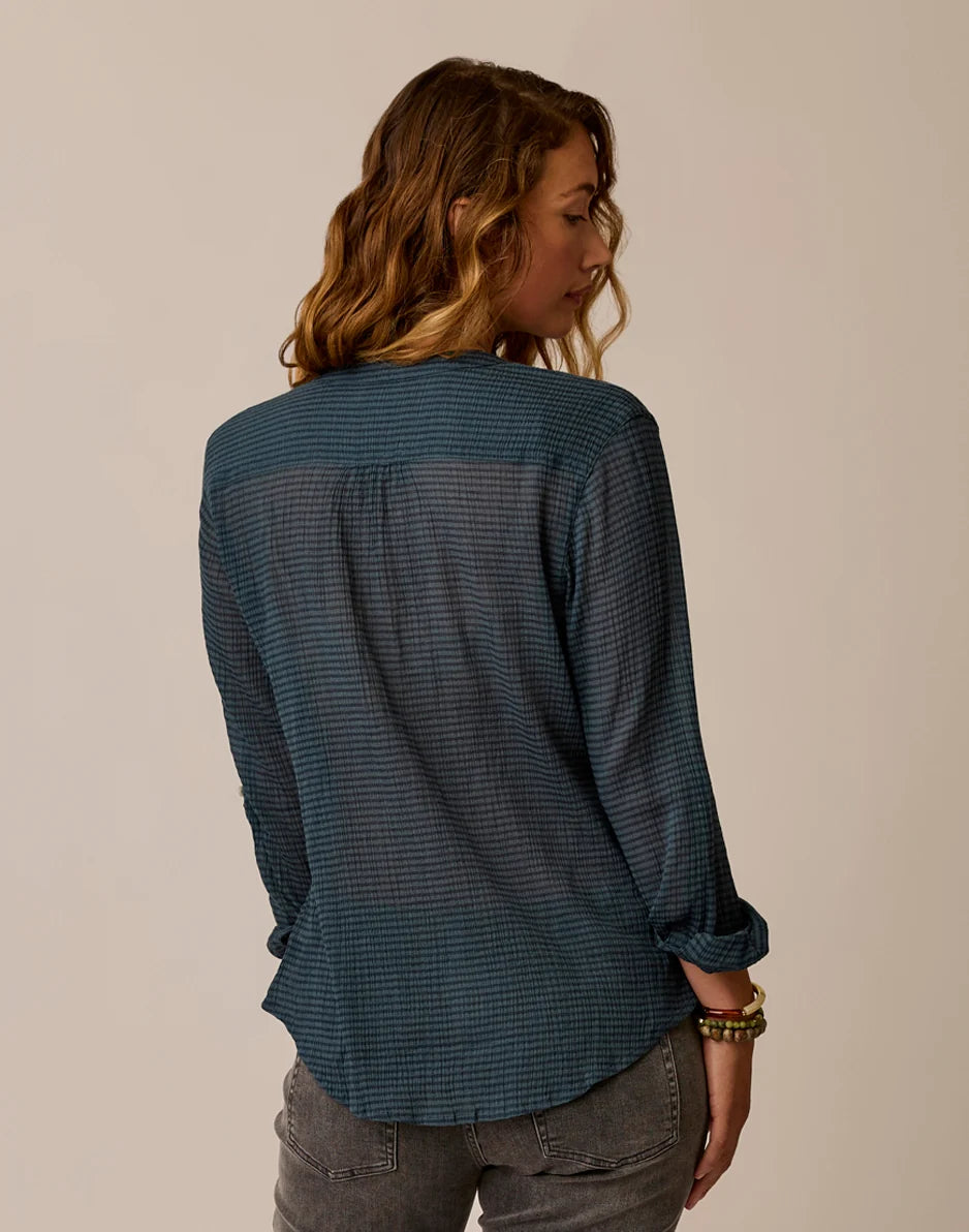 Dylan Gauze Tunic: Orion Stripe