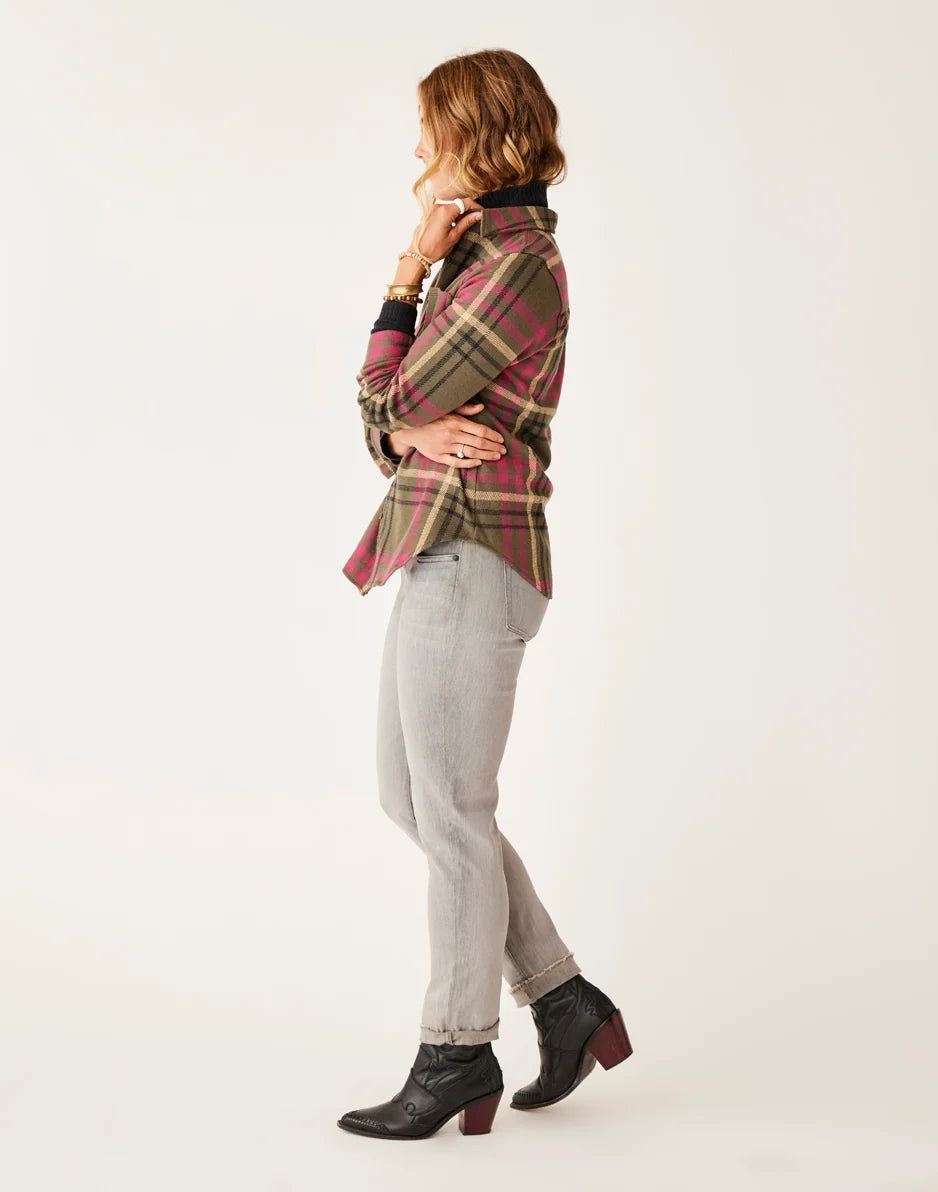 Carson Hi Rise Jean: Washed Grey