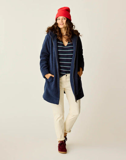 Indy Boucle Jacket: Navy