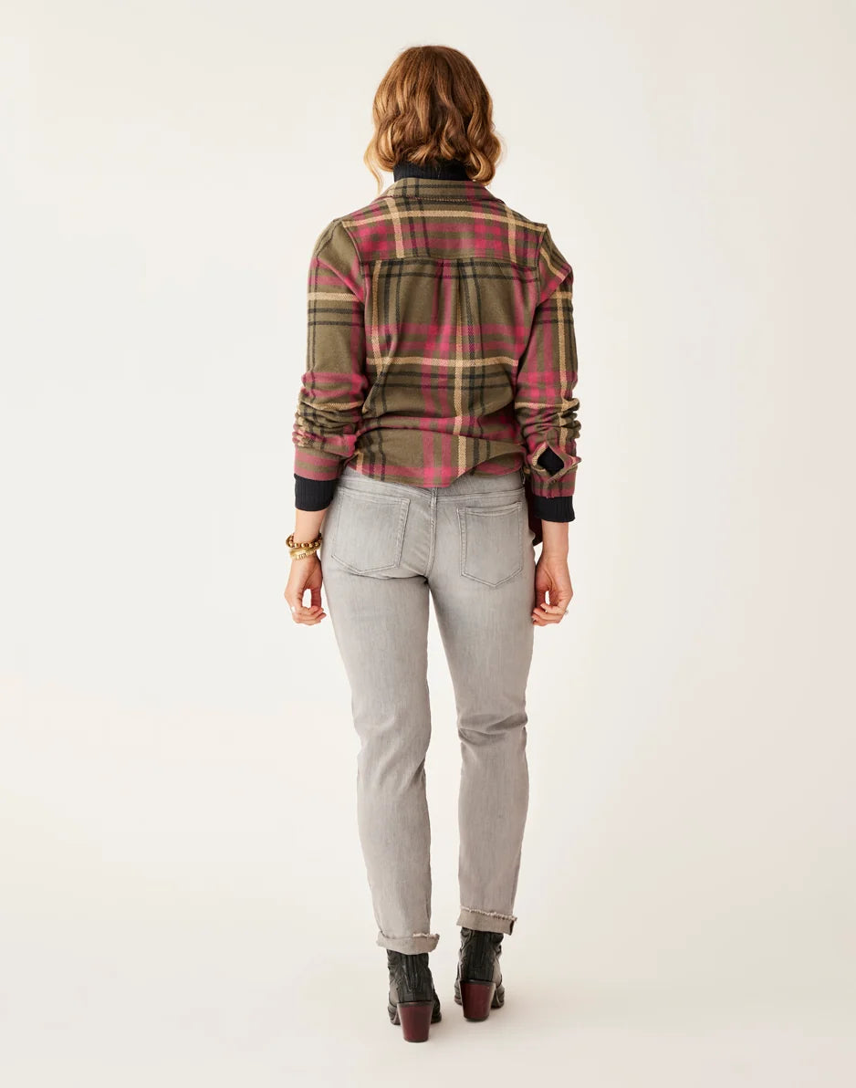 Carson Hi Rise Jean: Washed Grey