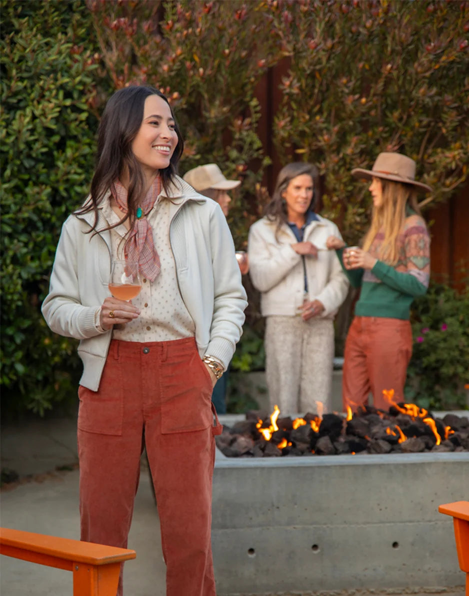 Briar Fleece Jacket: Birch - FINAL SALE