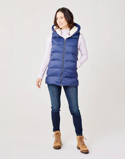 Davos Down Vest: Navy - FINAL SALE
