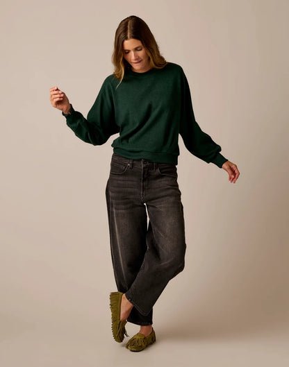 Anneke Supersoft Dolman: Dark Pine Heather