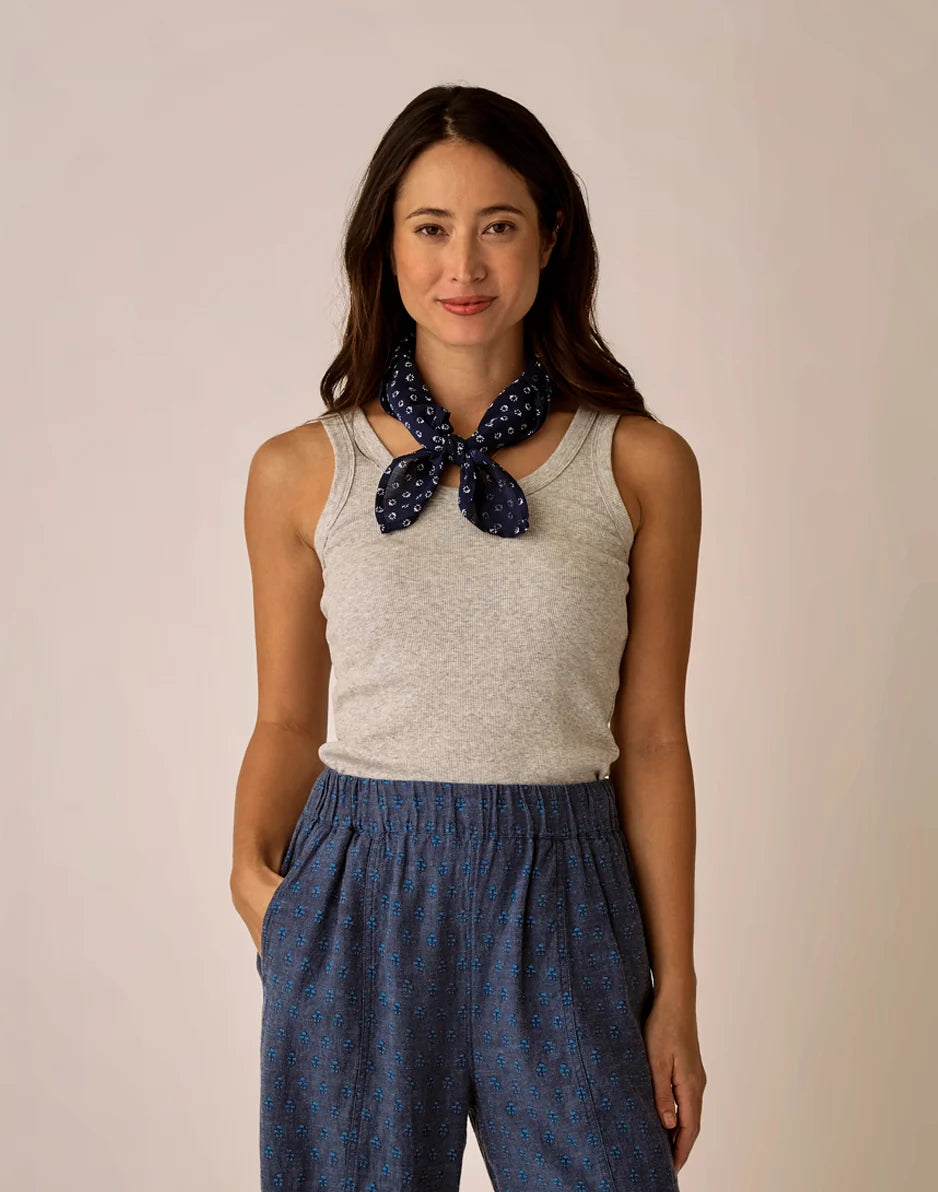 Ever Rib Tank: Heather Grey