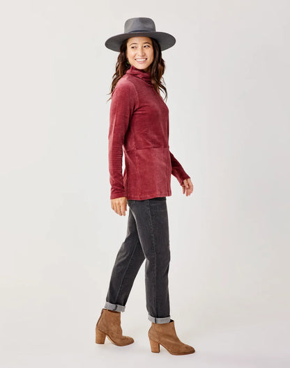 Collette Tunic: Brick