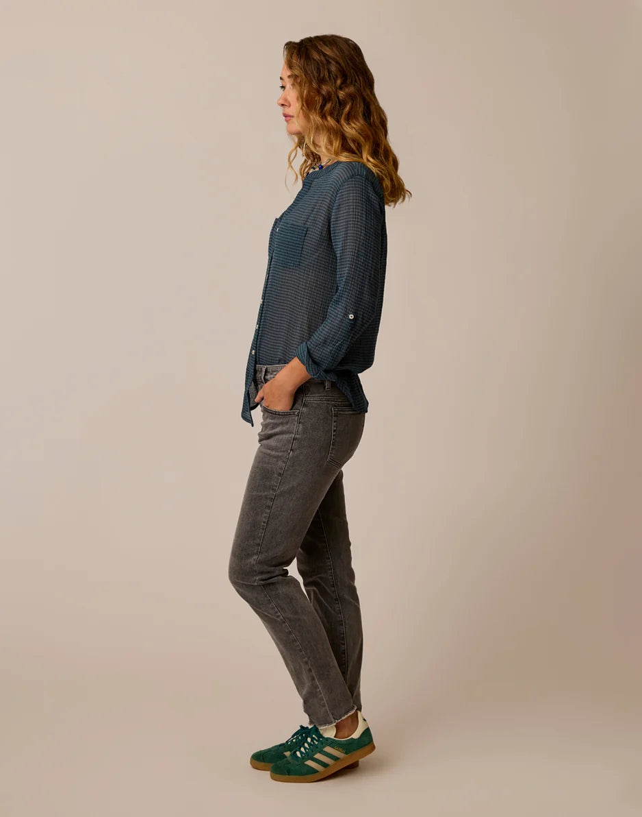 Dylan Gauze Tunic: Orion Stripe