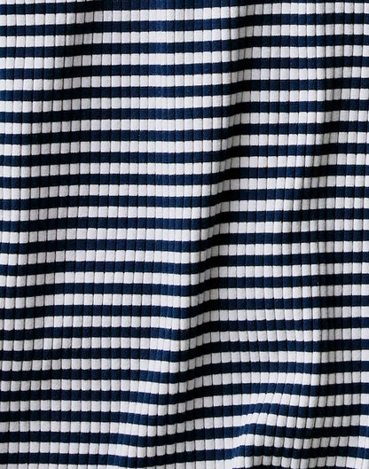 Asher Rib Top: Navy Stripe - FINAL SALE
