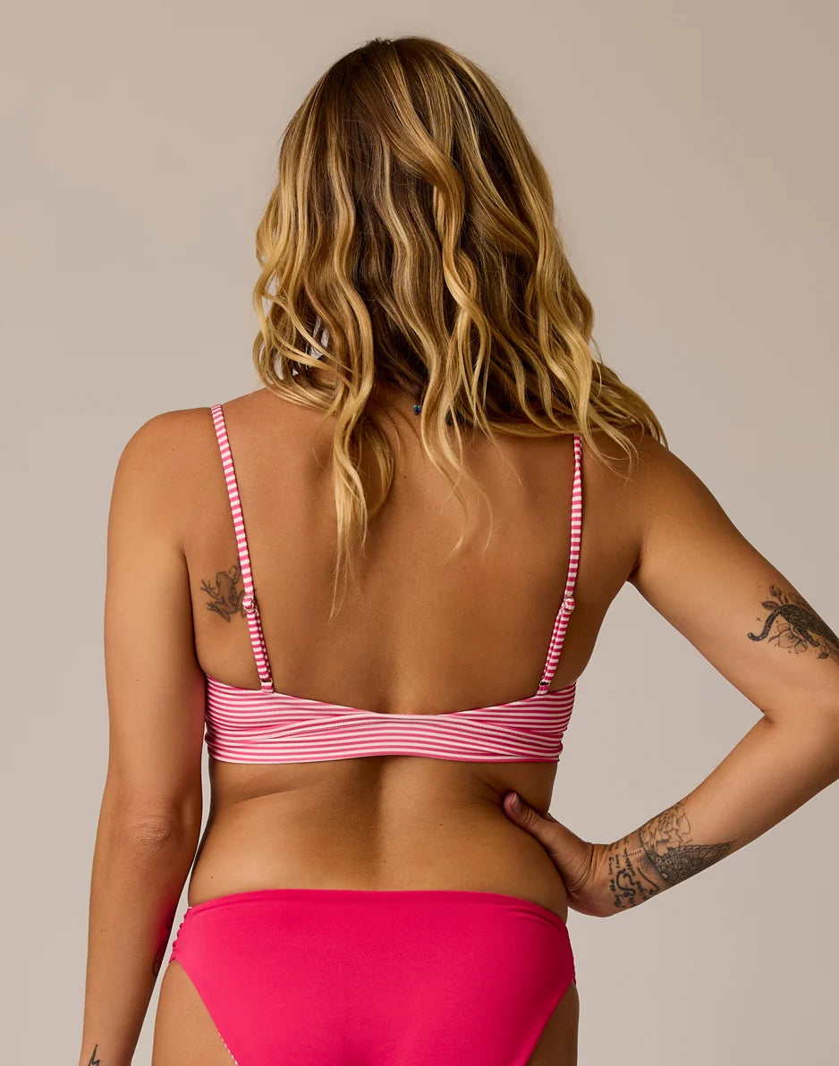 Elba Top: Melon Stripe