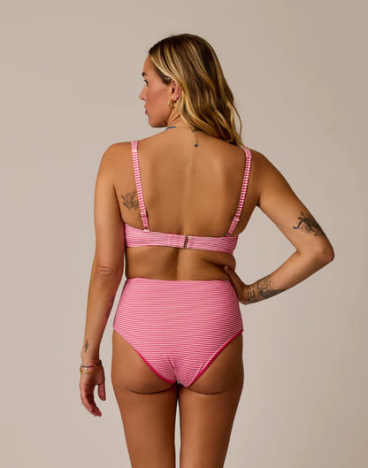 Erin Reversible Bottom: Melon Stripe/Watermelon
